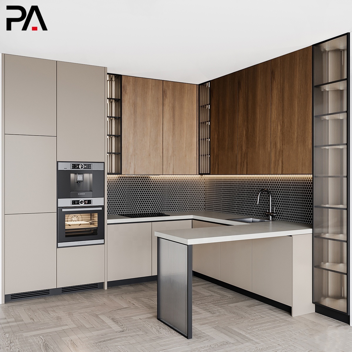 PA ethiopian unfinished wall mounted flat pack hotel kitchen cabinets and furniture