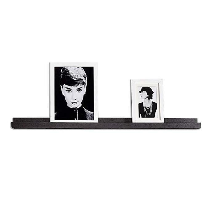 Black Wooden Floating Photo frame  ledge Bedside partition  hanging TV wall partition board wall photo sofa wall shelf