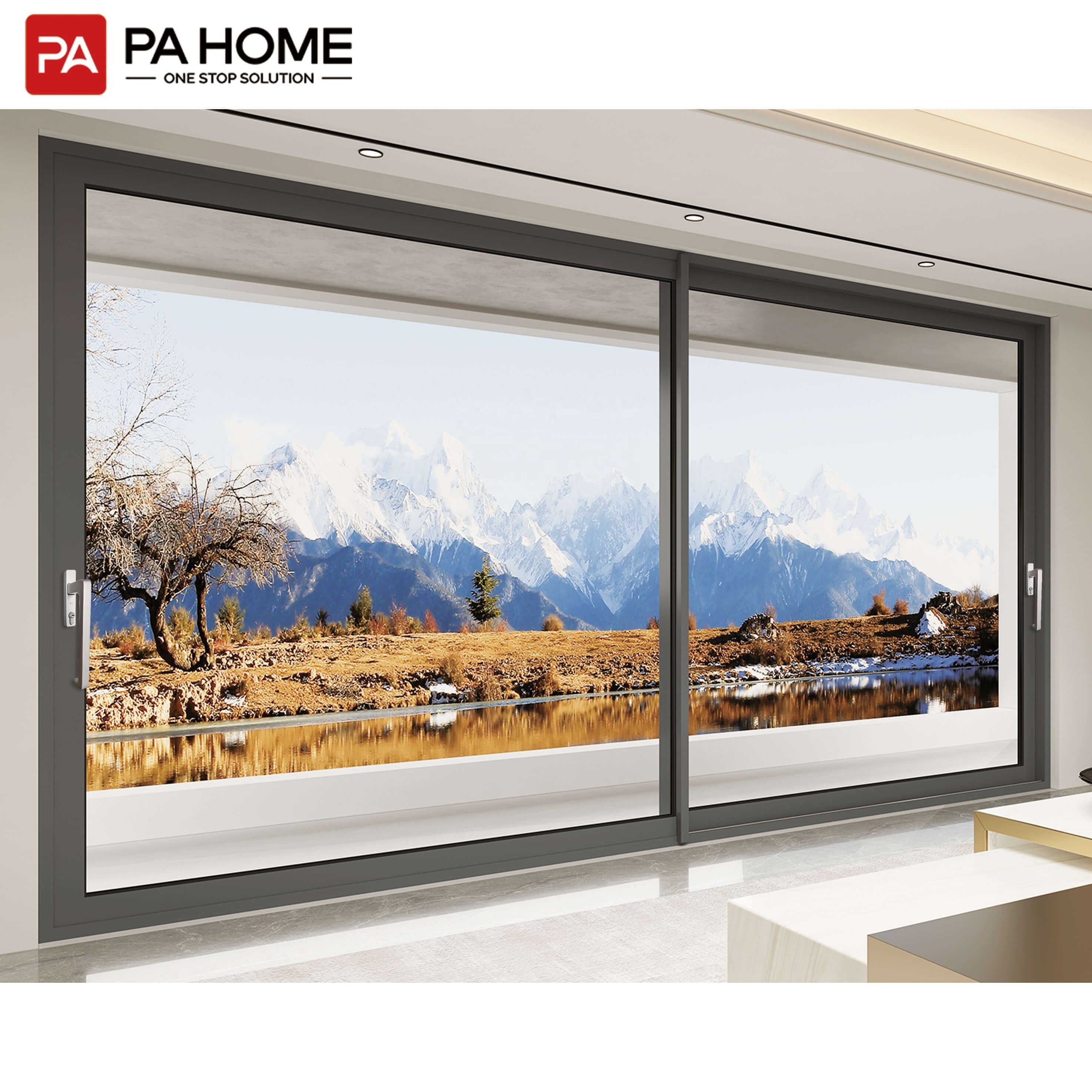 PA commercial interior single entry aluminum swing others casement glass door