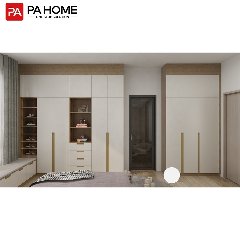 PA China Manufacturer New Model Plywood Wardrobe Korean Furniture Design