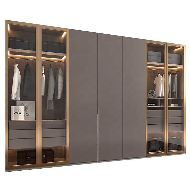 PA open corner sunmica designs for wardrobe modern custom walk in closet