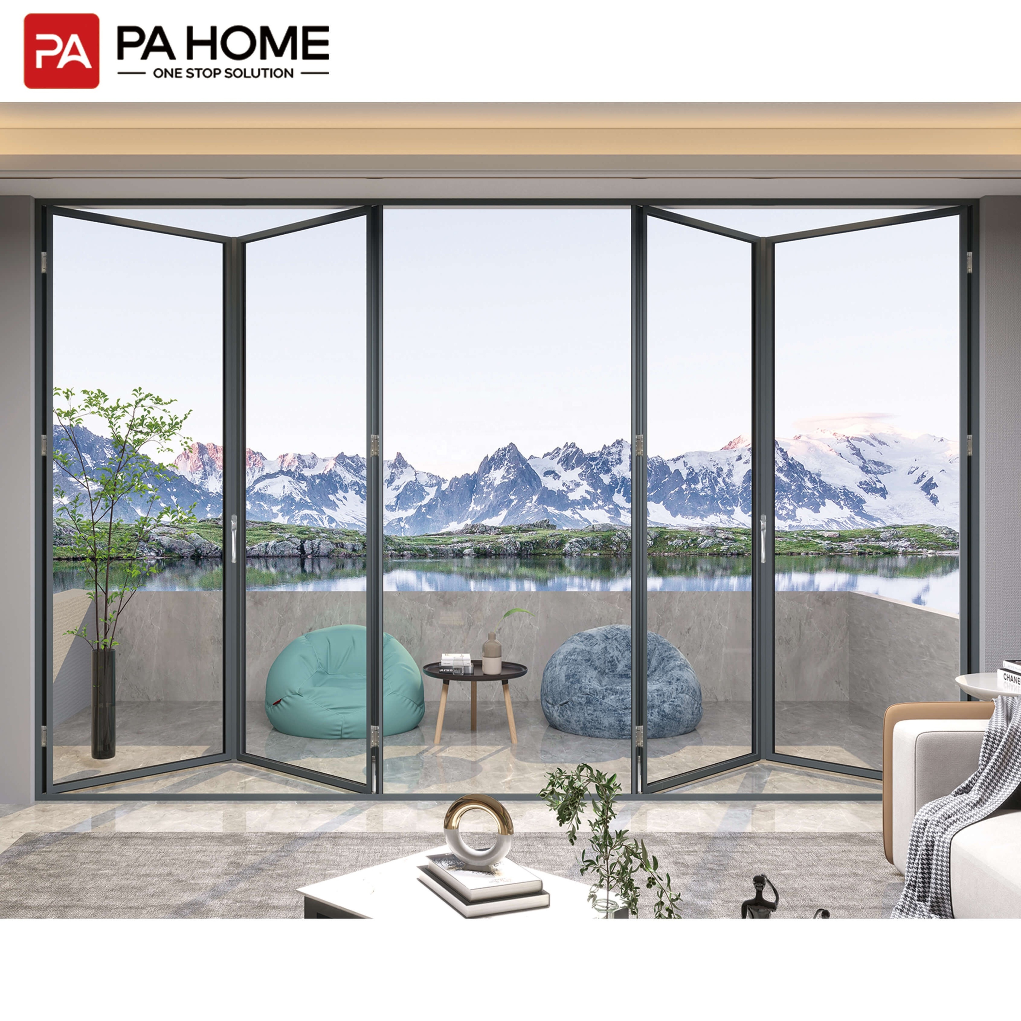 PA Home latest designs upvc pvc aluminum alloy sliding glass windows and doors