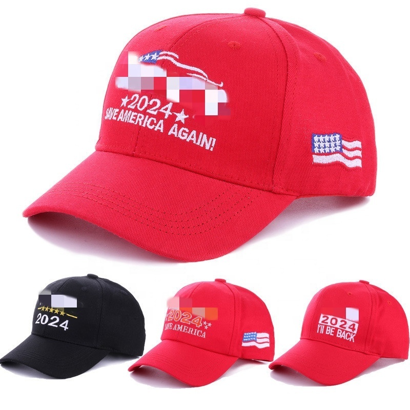 2024 Presidential Election Red Caps Take America Back Trum p 2024 I'll Be Back Baseball Hats