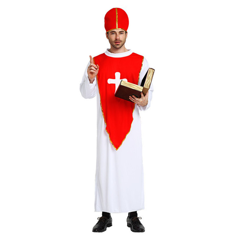 wholesale Polyester Christian Clothing Nun Virgin Mary Clothes Priest Jesus Costume