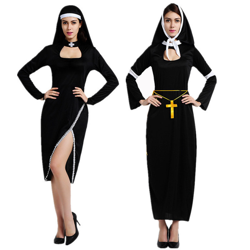 wholesale Polyester Christian Clothing Nun Virgin Mary Clothes Priest Jesus Costume