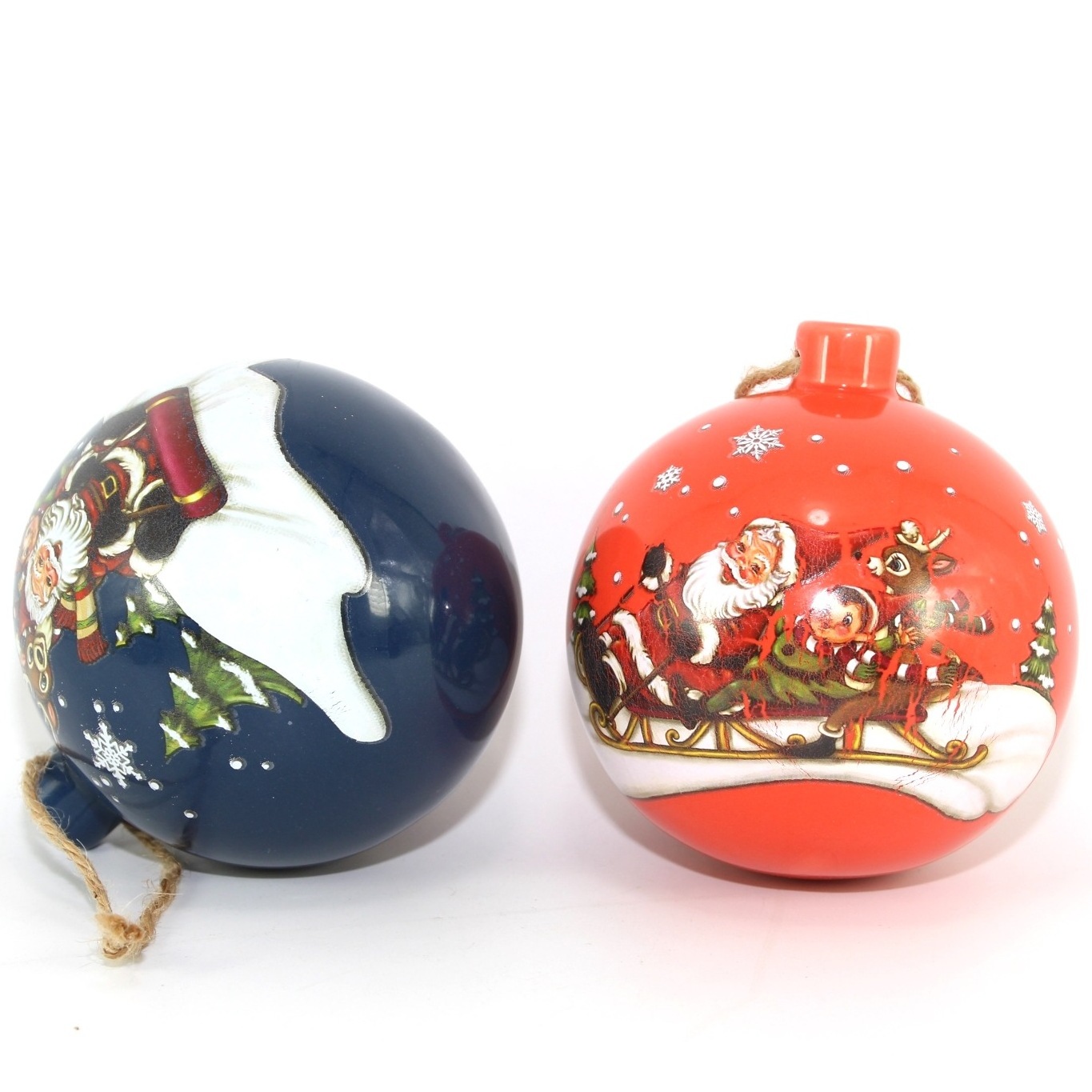 Xmas Decor Bauble Palline Natale Christmas Tree Ornament Hanging Ceramic Ball