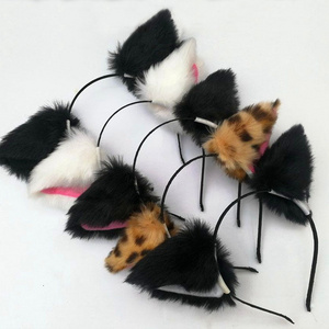 cosplay good quality fur sexy anime cat ear headband cat ears hair accessories for girls and women