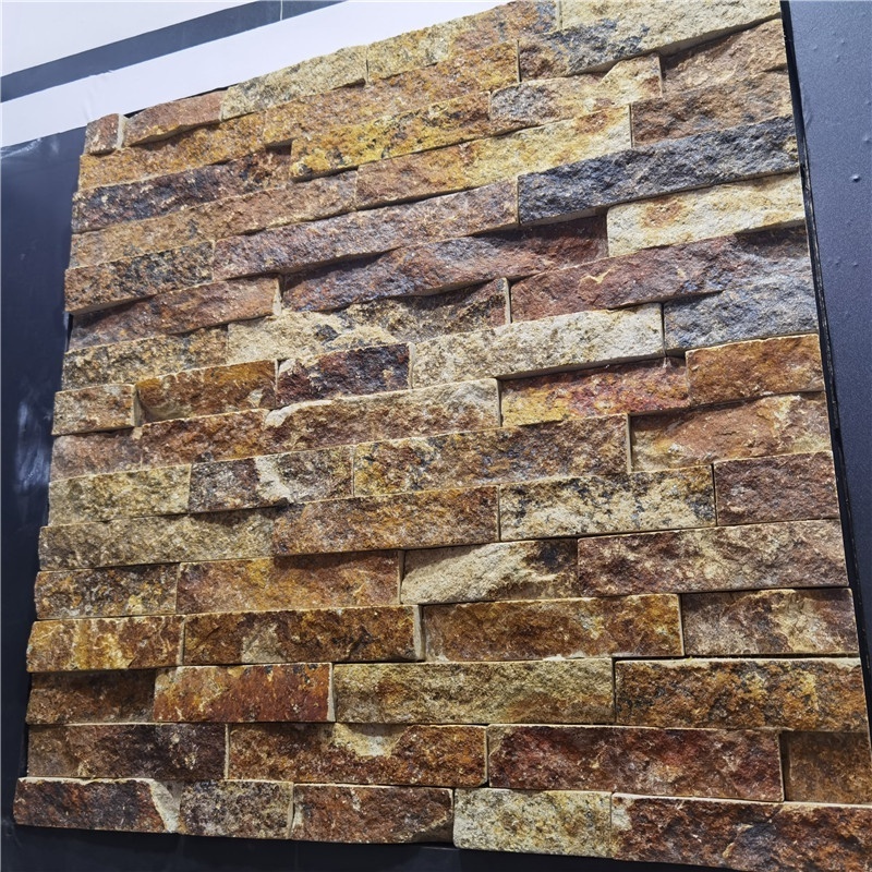 Exterior Wall Veneer Slate Stone Panels Stone Tiles Wall Cladding Culture Stone for Fireplace Natural Graphic Design Modern Good