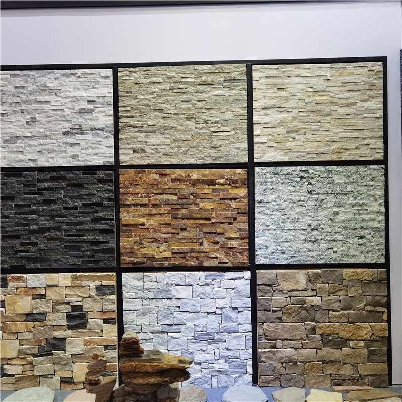 Wall Design Graphic Design Tile Quartzite Ledger Stone Panels Slate Culture Stone Modern Natural for Outdoor Good 10-12 Mm