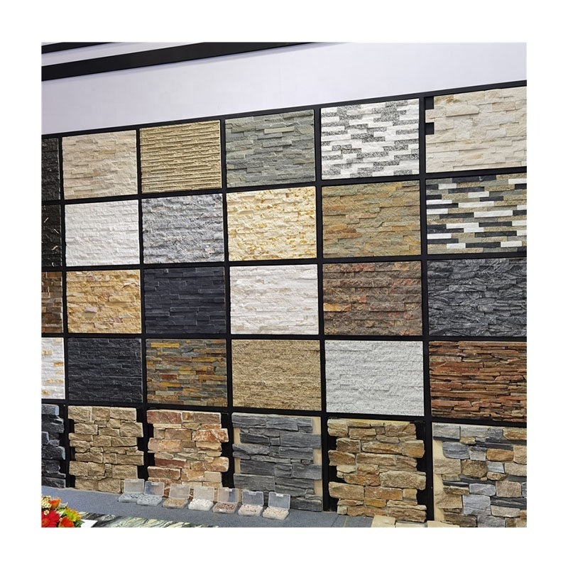 Wall Design Graphic Design Tile Quartzite Ledger Stone Panels Slate Culture Stone Modern Natural for Outdoor Good 10-12 Mm