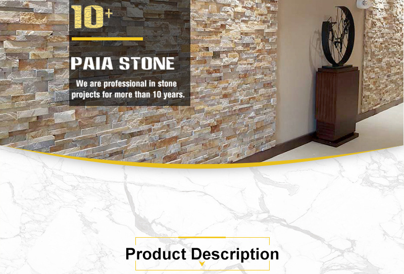 Alaska Gray quartzite stacked stone wall cladding panel flat panels conor panels