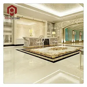 Hot Sale Modern Wall Art Interior Decorative 3D Wall Beige Marble Wall Tiles Panel