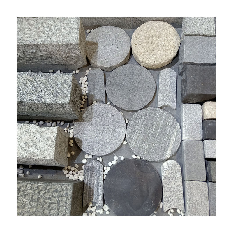 Exterior Skidproof Nature Granite Rectangle Multi-color Paving Stone Garden Walk Road Paving Stone