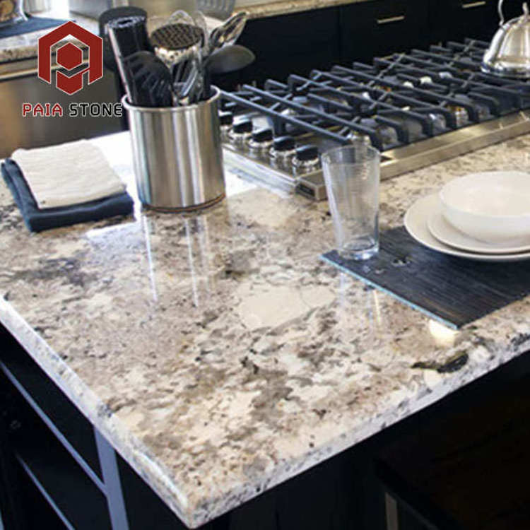 Natural Brasil White Rose granite stone ,import white rose granite kitchen countertop