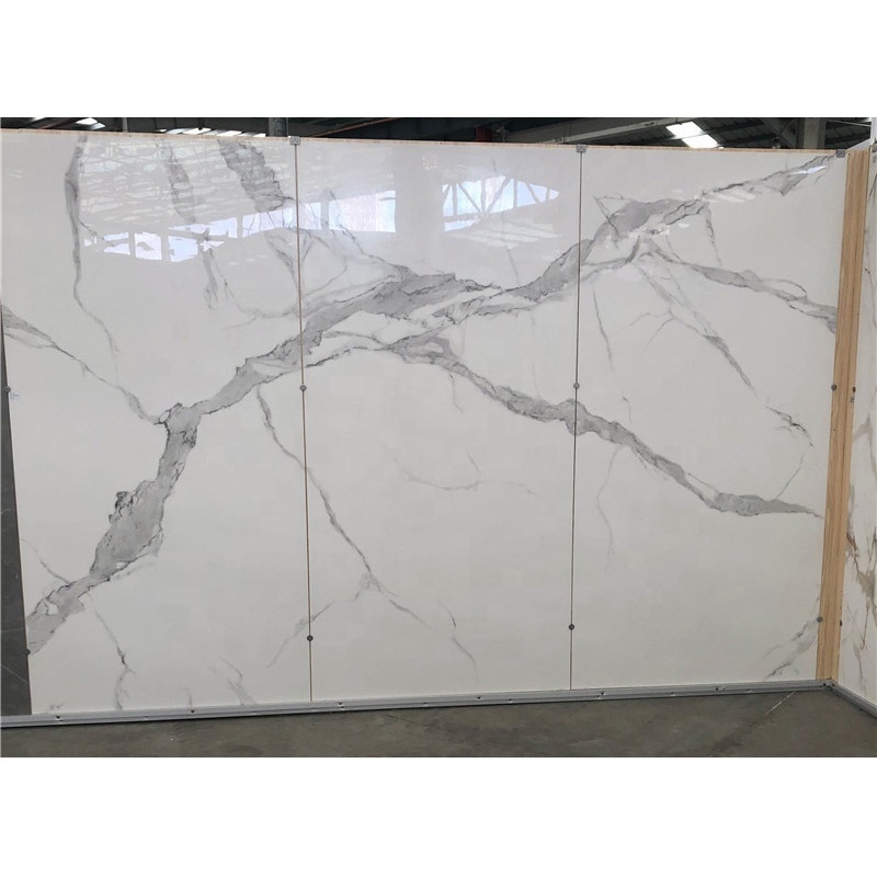 Slab Synthetic Stone Marble Sintered Stone China Slim for Home Tiles Calaeatta White Big Slab Graphic Design 1 YEAR Modern Hotel