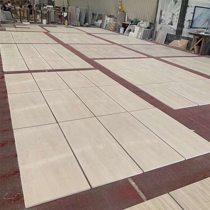 Wholesale China Fossil Wood Marble Floor Tile For Hotel Home High Quality Fossil Wood Beige Limestone Wall Tiles