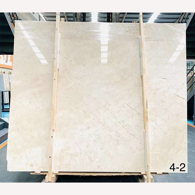 Wholesale Factory Direct Menes Gold Marble Slabs For Bathroom Flooring Walling Tiles Beige Marble Stone Floor Tiles For Stairs