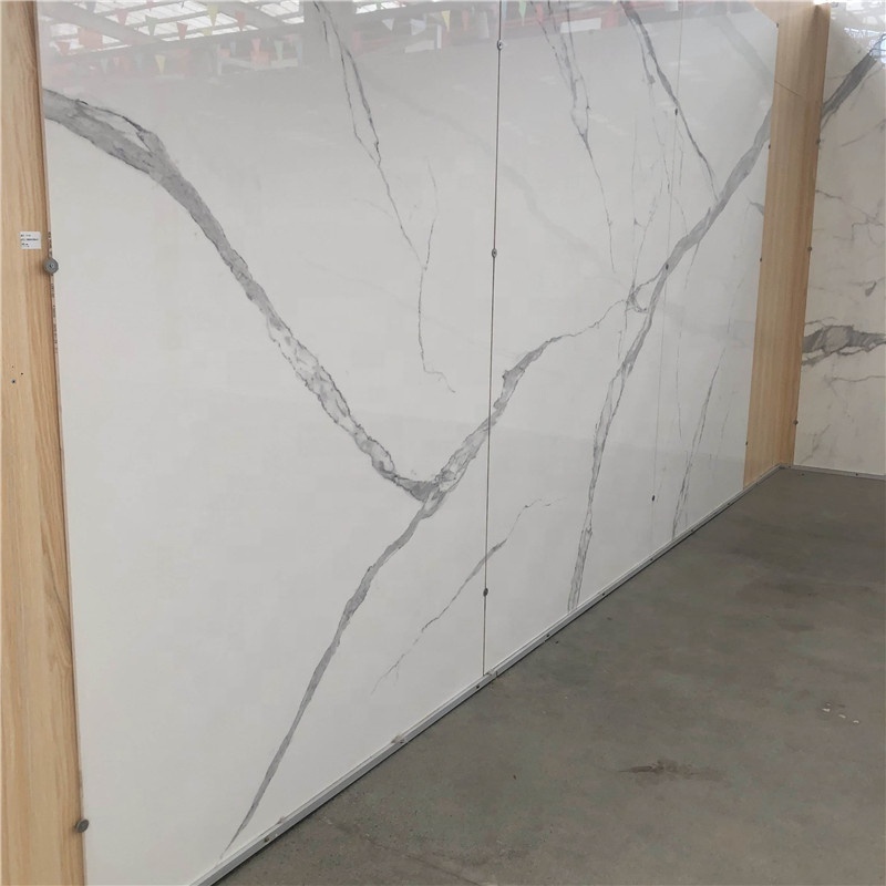 Slab Synthetic Stone Marble Sintered Stone China Slim for Home Tiles Calaeatta White Big Slab Graphic Design 1 YEAR Modern Hotel