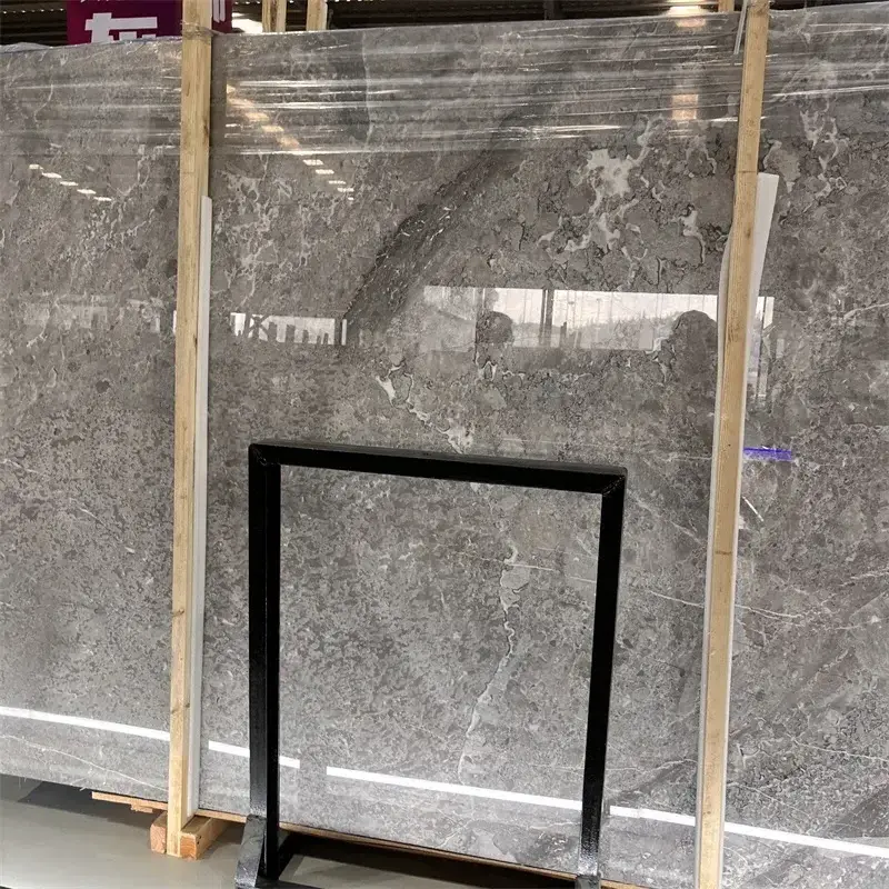 Polished Athens Grey Marble Slabs Tiles For Home Floor Wall Hot Sale Grey Marble For Bathroom Wall Decor