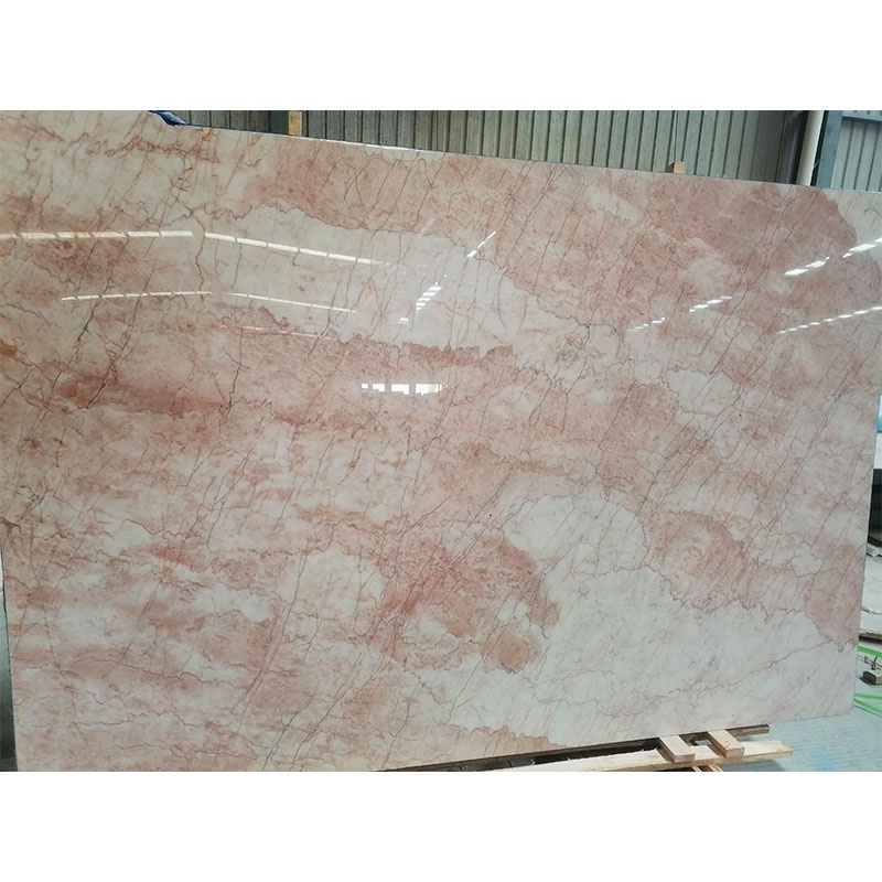 Red Cream rosa crema white and pink marble tile 12x12 inch the price of the marble slab in china