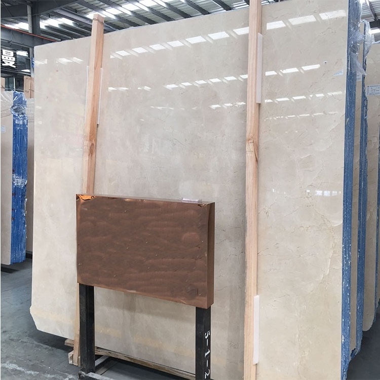 Customized Size Crema Marfil Marble Slabs And Tiles For Floor and Wall Good Price Cream Marfil Beige Marble Tiles