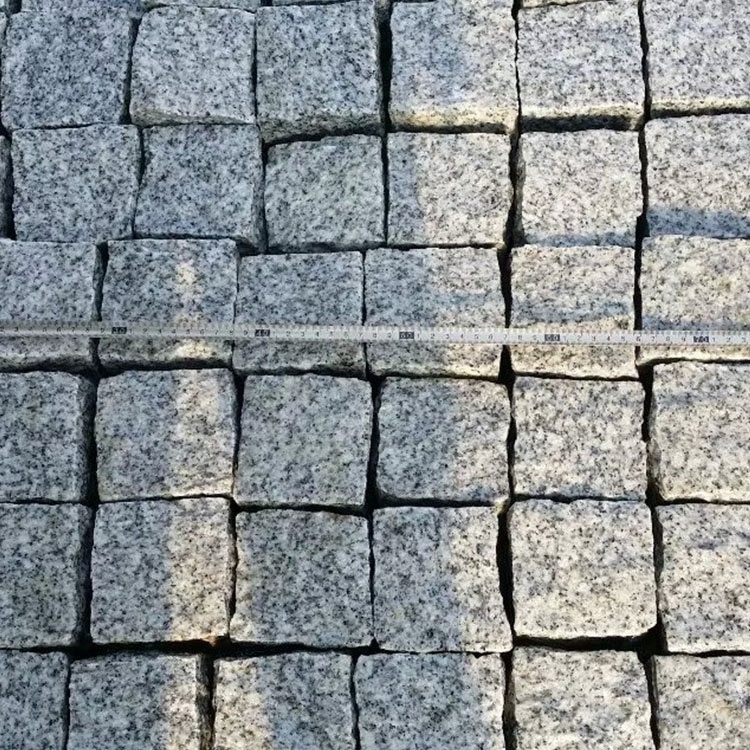 Granite G603 Paving Stone Patio Pavers 10x10 Granite Cubes Outdoor Indoor Stone Floor Tiles Grey Cheap China Natural Paia Stone