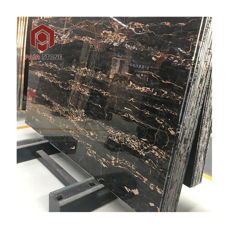 Italian Marble Black And Gold FlowerPortoro Athens Black  Extra Natura Black Marble