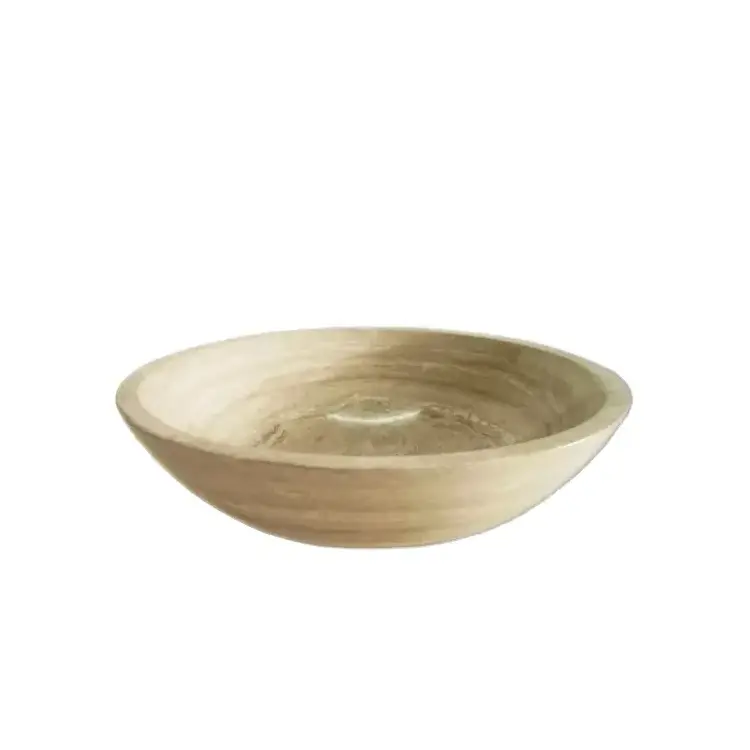 New Design Morden Natural Stone Round Marble Sink Bowl for Home Decoration