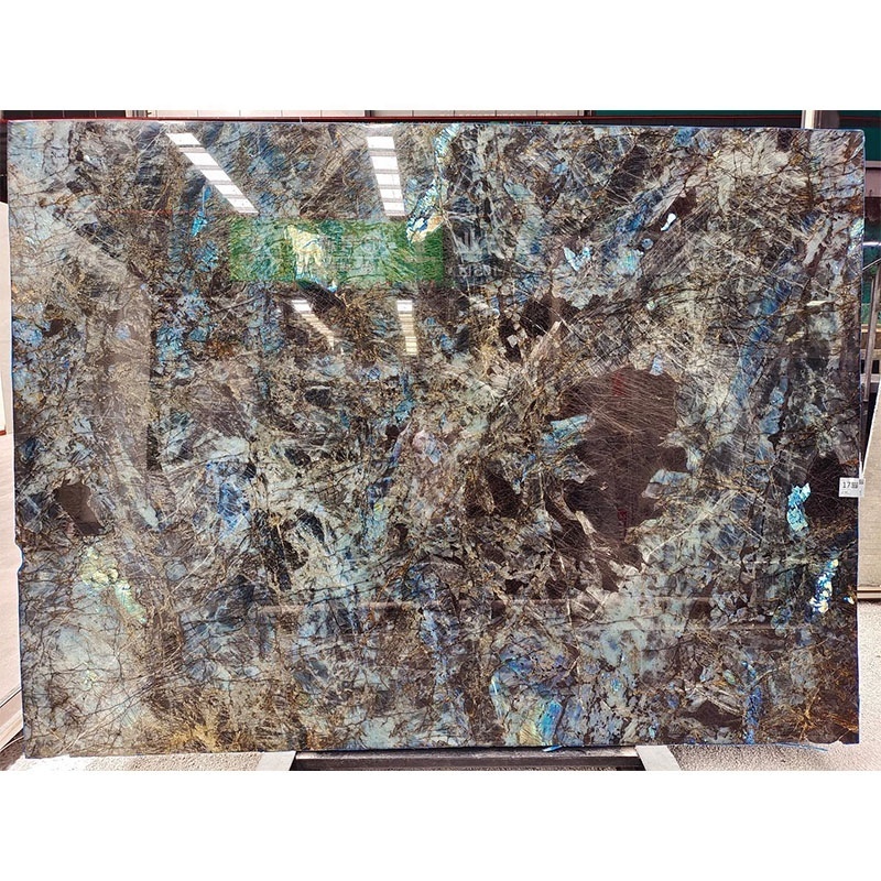 Hot Sale Lemurian Honey  Blue Labradorite Tile Granite Slabs Price Labrador Antique Labrador Blue Granite Price