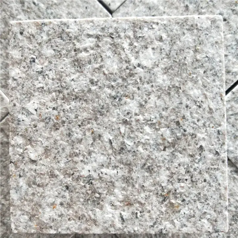 Natural stone G681 pink flamed granite floor tile 100x100 cube stone paving granite pool driveway floor stones