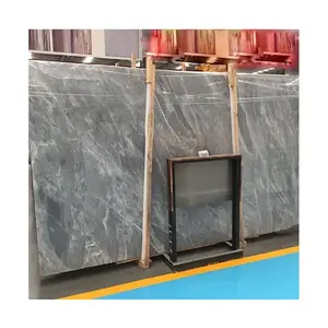 Factory Price Grey Marble Polished Wall Floor for Tiles Natural Grey Emperador Marble Slab Countertop And Table Top