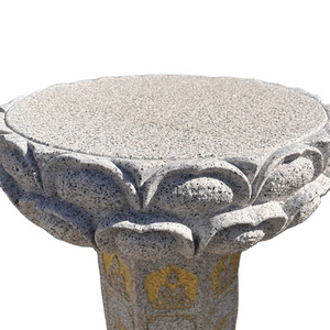 Natural Granite Statue Column Pillar For Garden Home Decor Hand Carved Column Sculpture