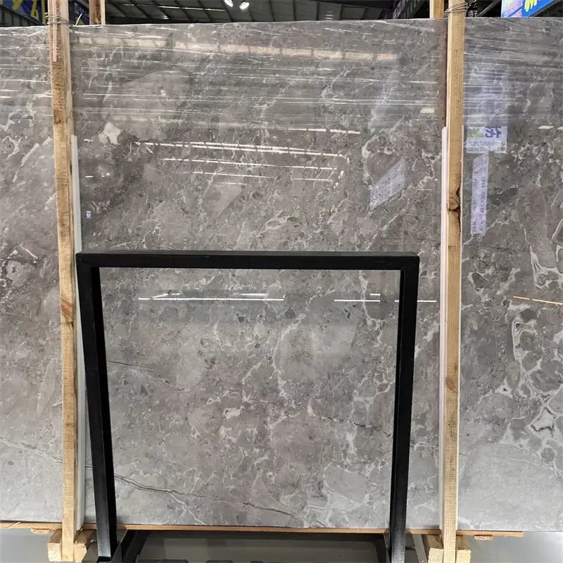 Polished Athens Grey Marble Slabs Tiles For Home Floor Wall Hot Sale Grey Marble For Bathroom Wall Decor