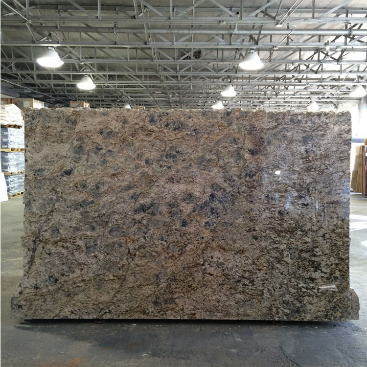 Blue Flower Granite Slabs Tiles for Kitchen Countertops