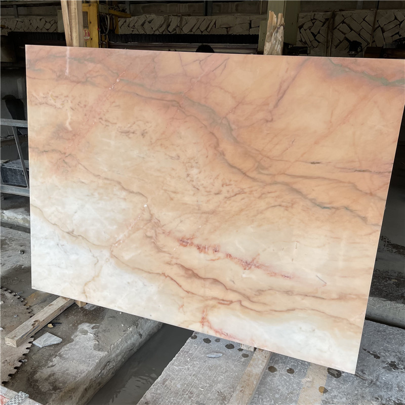 Form Portugal Rosa Aurora Polished Surface Finishing and Big Slab Stone with Pink Natural Marble Wall , Floor Tile Import Marble