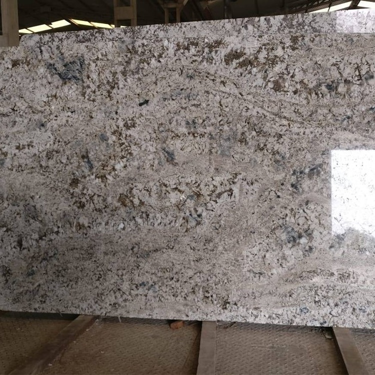 Blue Flower Granite Slabs Tiles for Kitchen Countertops