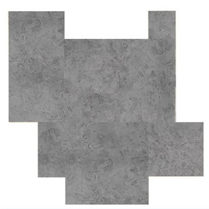 China Grey Limestone Sandblasted Blue Limestone Tiles Moon Grey Marble Ties Honed For Flooring And Wall Panels