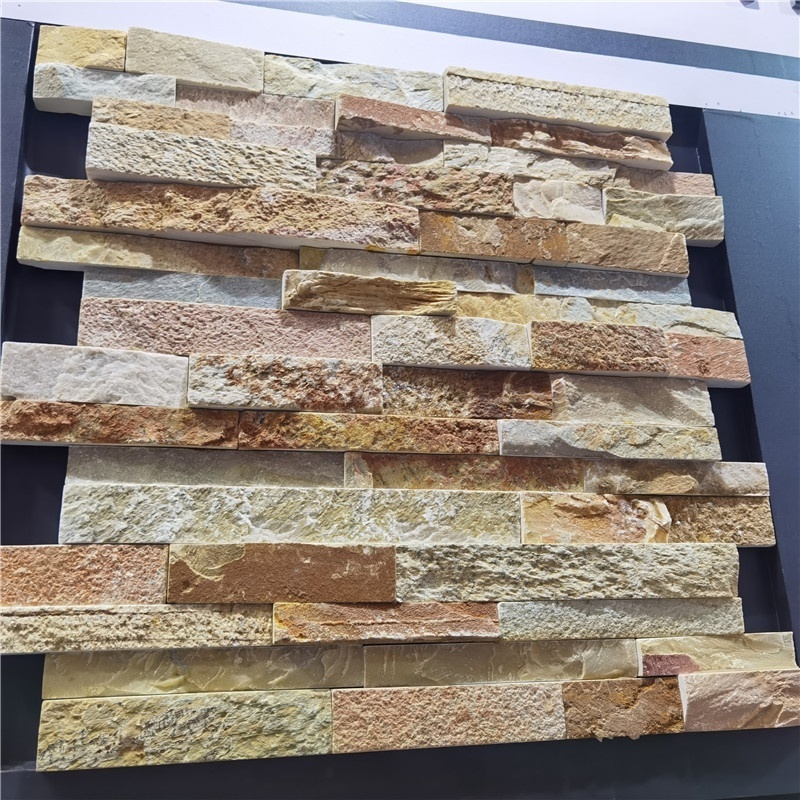 Exterior Wall Veneer Slate Stone Panels Stone Tiles Wall Cladding Culture Stone for Fireplace Natural Graphic Design Modern Good