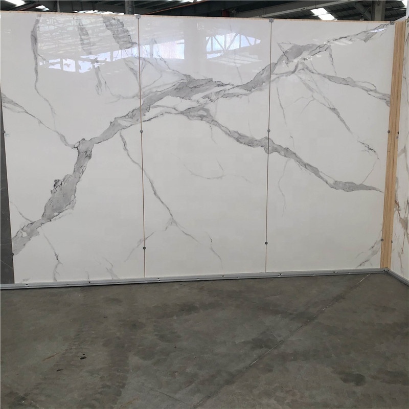 Slab Synthetic Stone Marble Sintered Stone China Slim for Home Tiles Calaeatta White Big Slab Graphic Design 1 YEAR Modern Hotel