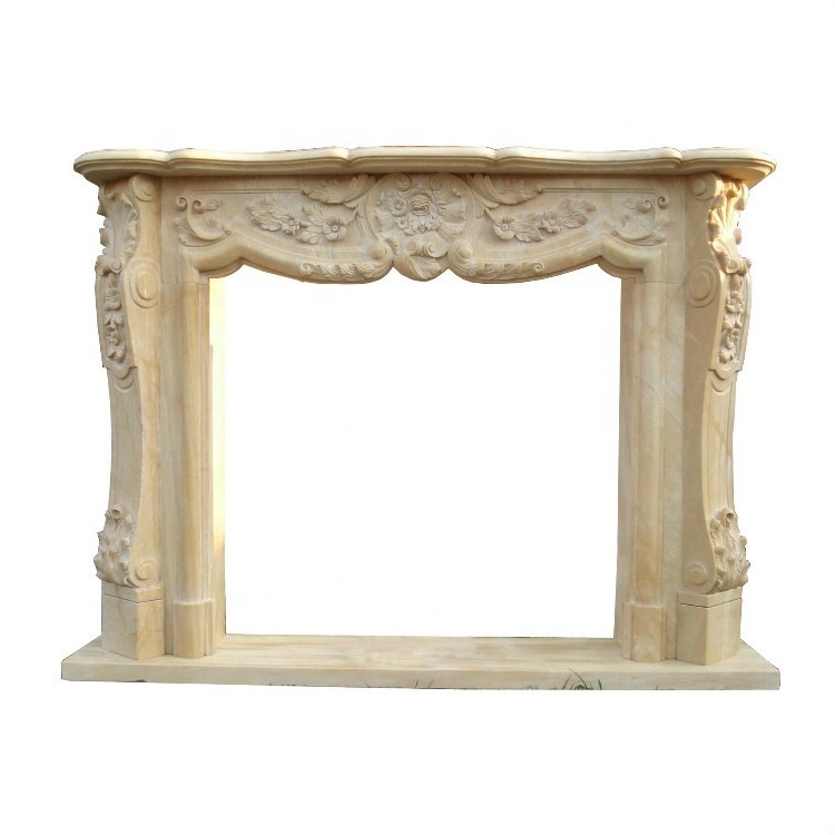 Stone Fireplace Marble Carved Stone Fireplace  Personal Smallmini Fireplace Indooroutdoor