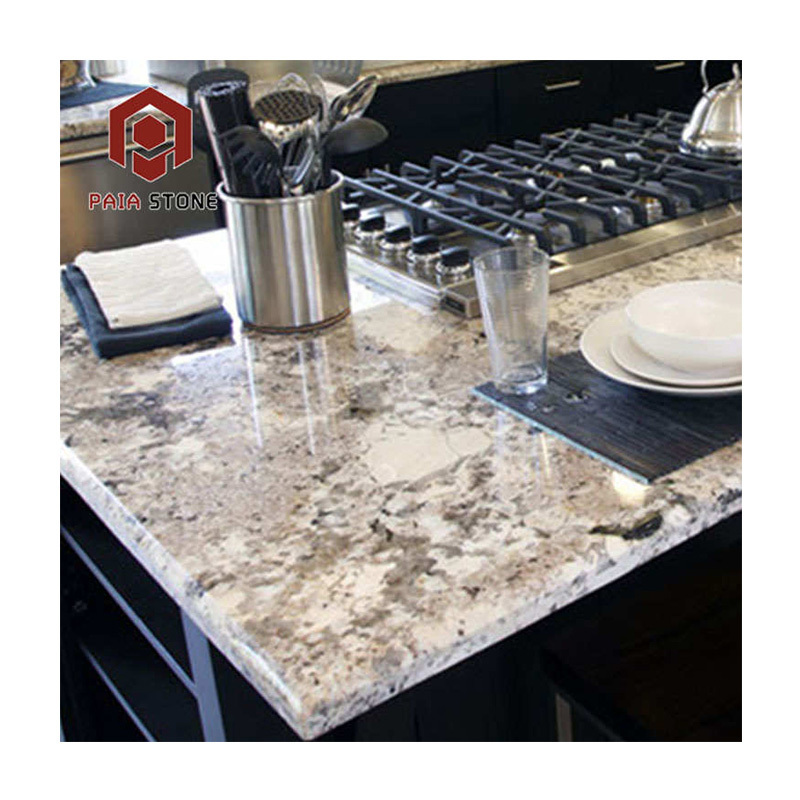 Natural Brasil White Rose granite stone ,import white rose granite kitchen countertop