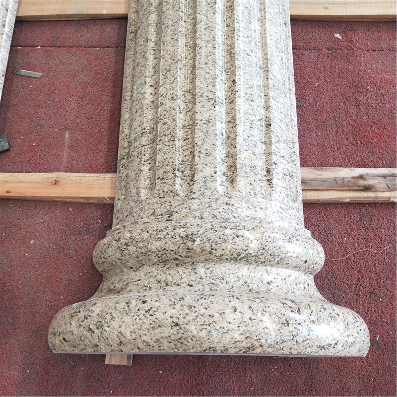 Morden style customized house pillar designs natural stone interior granite column