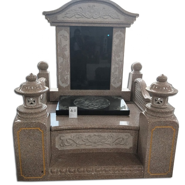 Tombstones Memorial China Style Carve Black And Monuments Red Cemetery Monument Wholesale Stone Modern Tombstone Designs Granite