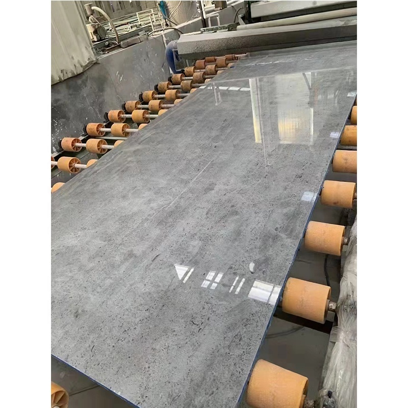 China Grey Limestone Sandblasted Blue Limestone Tiles Moon Grey Marble Ties Honed For Flooring And Wall Panels