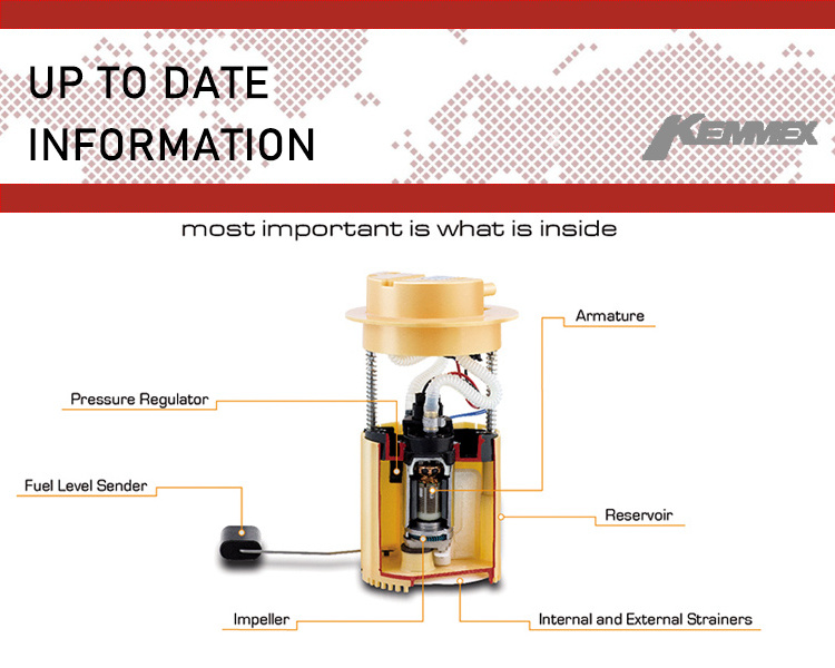 KEMMEX 460GE E7263M 68102700AA Electric Fuel Pump Assembly For Chrysler 300 Dodge Charger Challenger FG1588 P76609M SP7083M