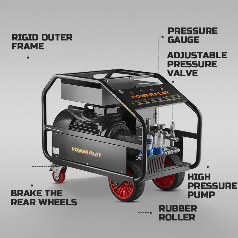 700 Bar 10000PSI  Pressure Industrial Pressure Washers 25kw Commercial Industrial high pressure washer