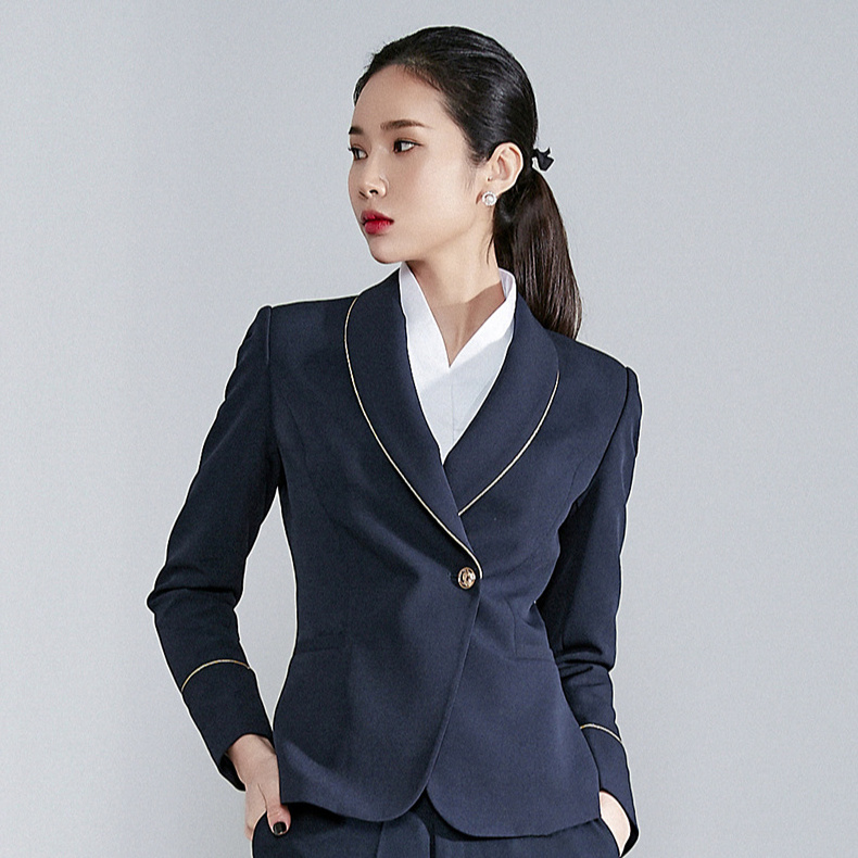 Stewardess uniform professional skirt temperament goddess Fan slim dress sales department front desk customer service overalls