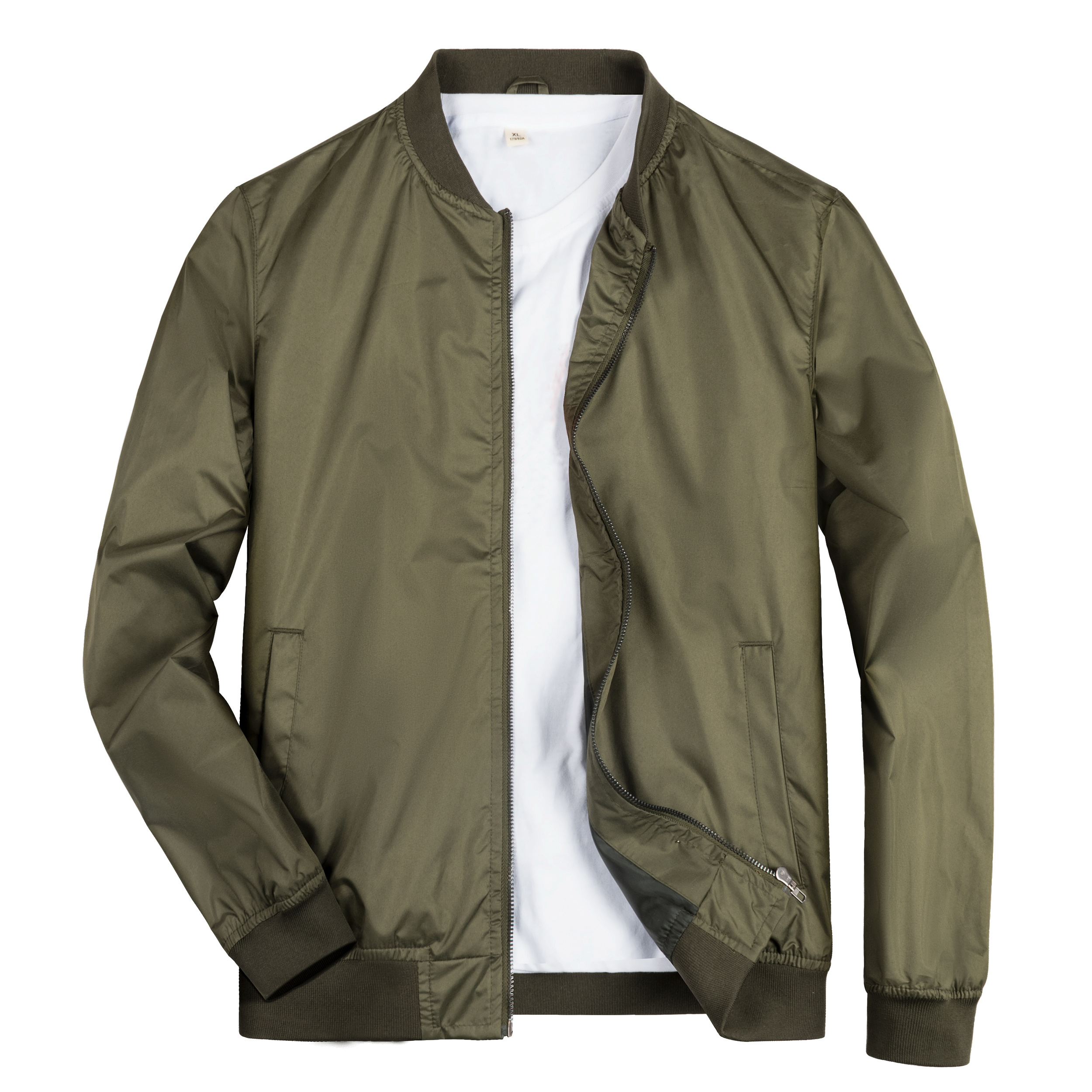 2022 Mens Bomber Casual Jacket Lightweight Slim Fit Softshell Windbreaker Men's Jackets Coats