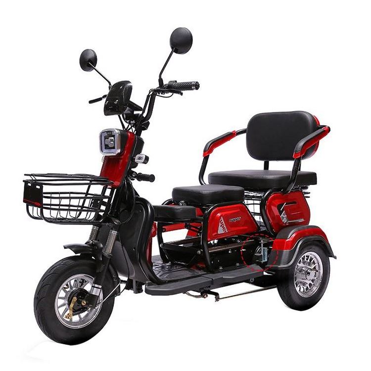 New Style Double Seat Adult 3 Wheel Bicycle Electric Tricycles tricycle electric bike For Elder