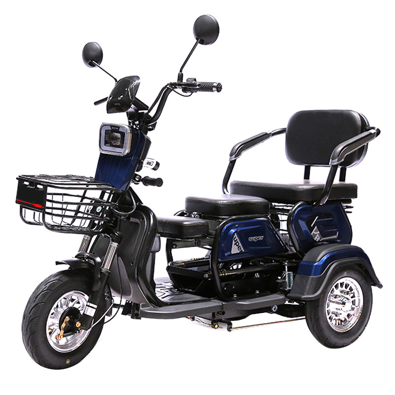 Disabled for adult algeria cargo vehicle bike 3 wheel electric tricycle adult bike gemelos trike triciclo para covered enclosed